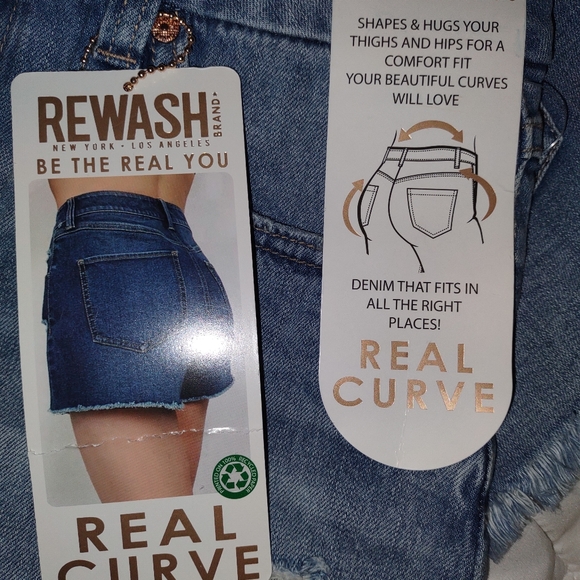 SOLD.   High Rise Denim Jean Shorts (SOLD) - Picture 3 of 4